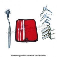 Hegar uterine dilator 3 pieces set,3-4, 5-6, 17-18, pinwheel, grave 3pcs, collin 3pcs
